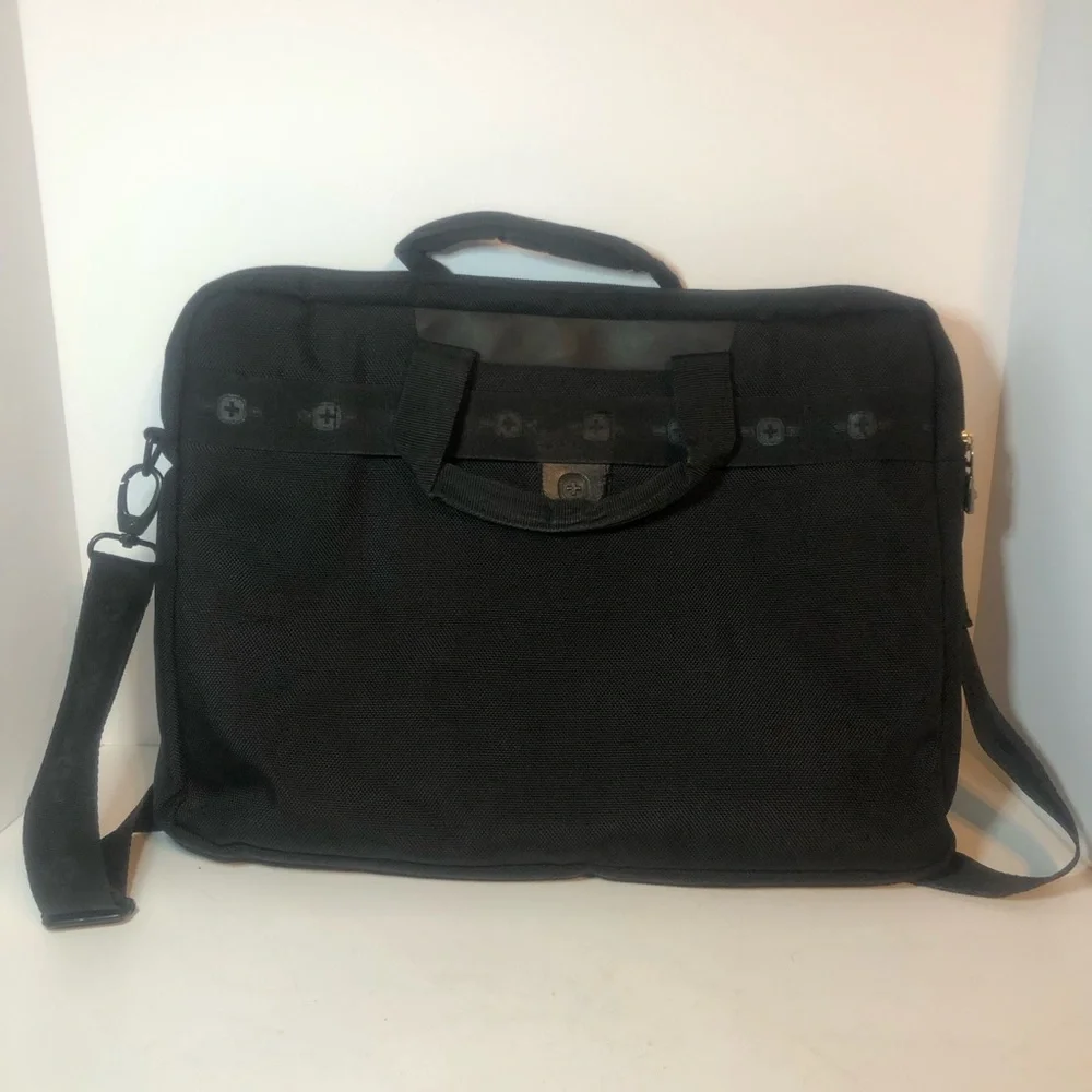 Swiss Gear Over The Shoulder Black Travel Bag. Office/laptop/travel